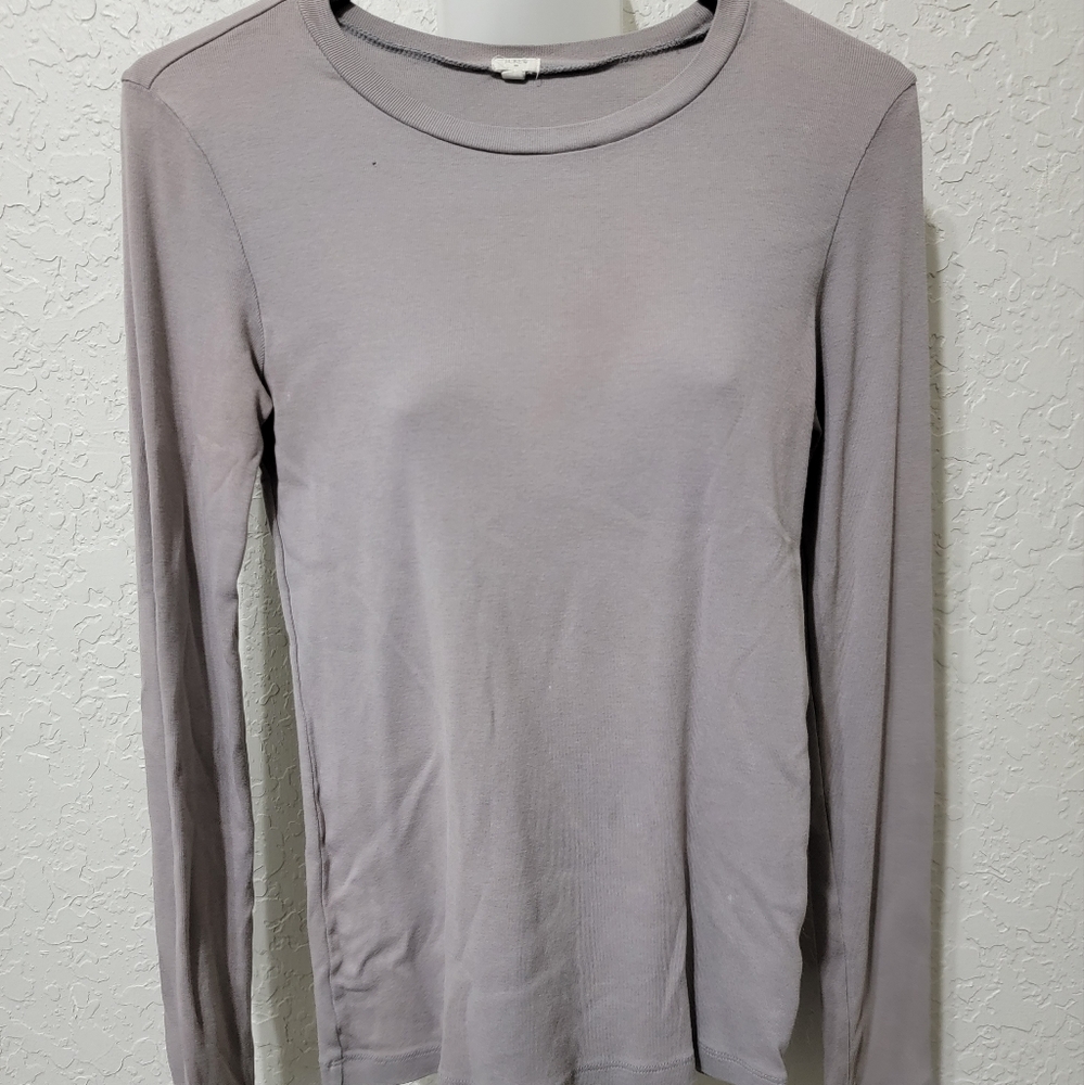 Gray J.Crew long sleeve